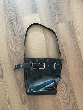 Osoi Bucket Brockle Leather Tote Bag